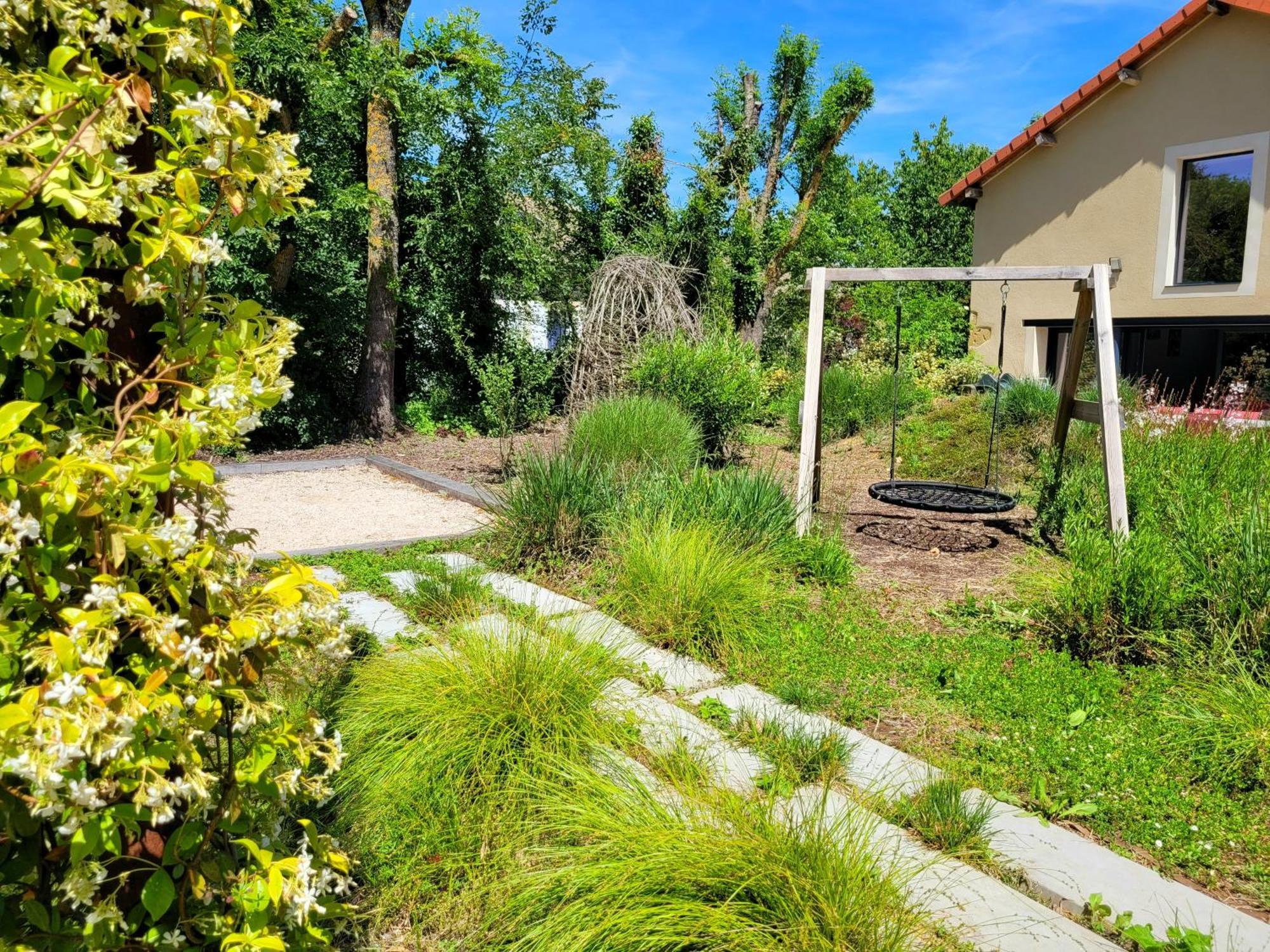 Gite Campagne Famille 15 Pers Piscine Chauffee Jeux Enfants Petanque Saint-Sauvy Εξωτερικό φωτογραφία