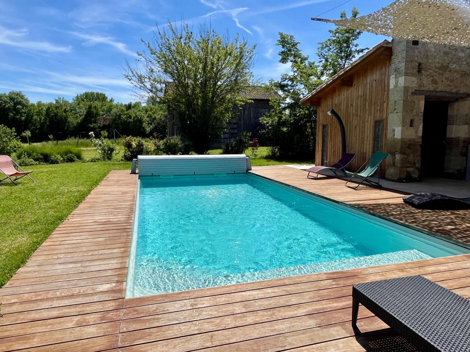 Gite Campagne Famille 15 Pers Piscine Chauffee Jeux Enfants Petanque Saint-Sauvy Εξωτερικό φωτογραφία